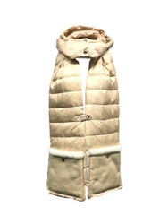 Violanti Down Scarf with Sheepskin Details