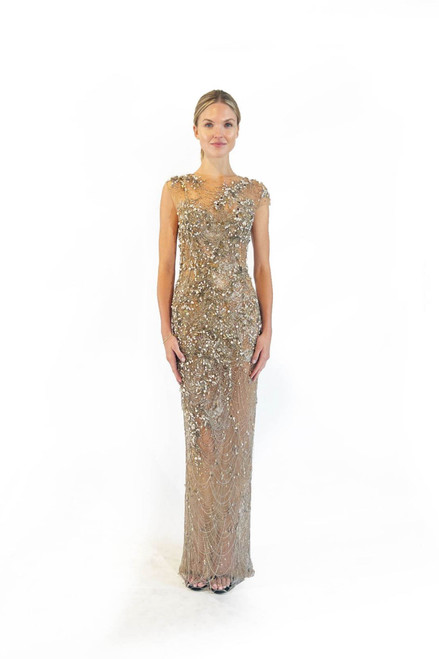 Marchesa Spring 2025 Ready To Wear Look 1 - Vivaldi Boutique