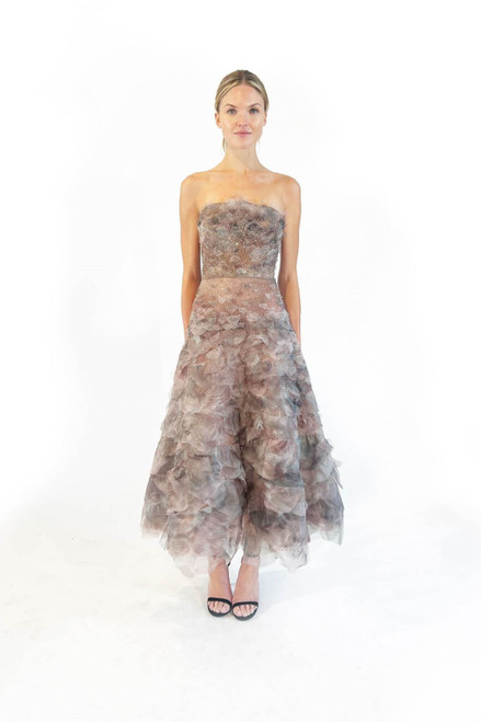 Marchesa Spring 2025 Ready To Wear Look 9 - Vivaldi Boutique