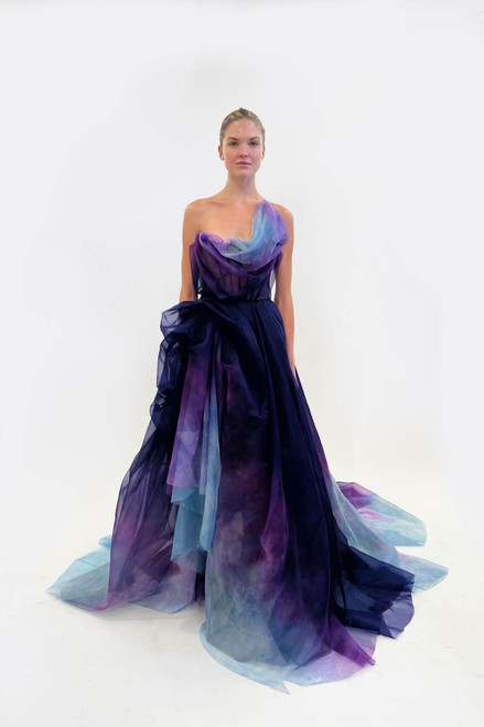 Marchesa Spring 2025 Ready To Wear Look 12 - Vivaldi Boutique