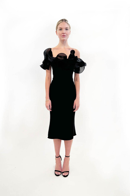 Marchesa Spring 2025 Ready To Wear Look 20 - Vivaldi Boutique