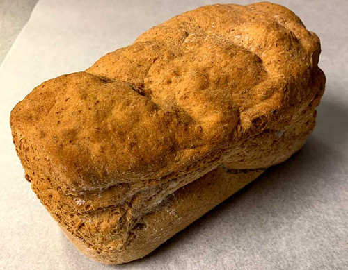 Gluten Free Vegan Deli Loaf is a larger size than our White French Loaf, and can be sliced for sandwich bread or for french toast.   As an alternative, our Deli Loaf can be sliced horizontally with your choice of meats, cheeses or veggies layered along with your favorite condiments and with the top, sliced for sharing a slices of a delicious sandwich.    Great for making one big sandwich and then slicing and wrapping for individual lunch boxes.  Simple, easy, and delicious flavor as well as  traditional bread texture.