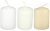 2 x 3 Inch Bulk Event Pack Unscented Round Pillar Candles - Set of 36 Per Case