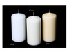 3 X 6 Inches Wholesale Pillar Candle Bulk Full Case  - Set of 12 Per Case