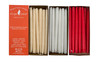 18" Hand-Dipped Taper Candles Bulk Wholesale Dripless - Smokeless (144pcs of The Same Color Per case)  With Self-Fitted End