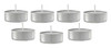 5 Hours Long Burn Time Unscented White Tealight Candles in Aluminum Cup for Home Decor, Wedding, Holiday, Restaurants, Shabbat, Spa or as a Emergency Candle - Set of 125