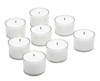 7 Hour Clear Cup Tealight Candles Extended Burn In  Plastic Tealight Cups Unscented White Tealight Candles in Clear Plastic Cups for Home Décor, Wedding, Holiday, Shabbat, Restaurants, Spa or as a Emergency Candle - Set of 100