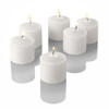10 Hour Long Burn Time Unscented Bulk White Votive Candles - For Birthdays, Baby Shower, Home Decoration, Emergencies, Wedding, Churches Anniversaries, Restaurants, DIY and Weddings (10 Hour - 12 Pack) 