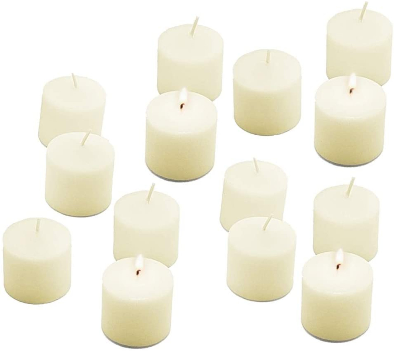 15 Hour Unscented White Emergency And Events Bulk Votive Candles For  Wedding Votives, Luminary Candles, Restaurants, Churches, Bars, Parties,  Spa and