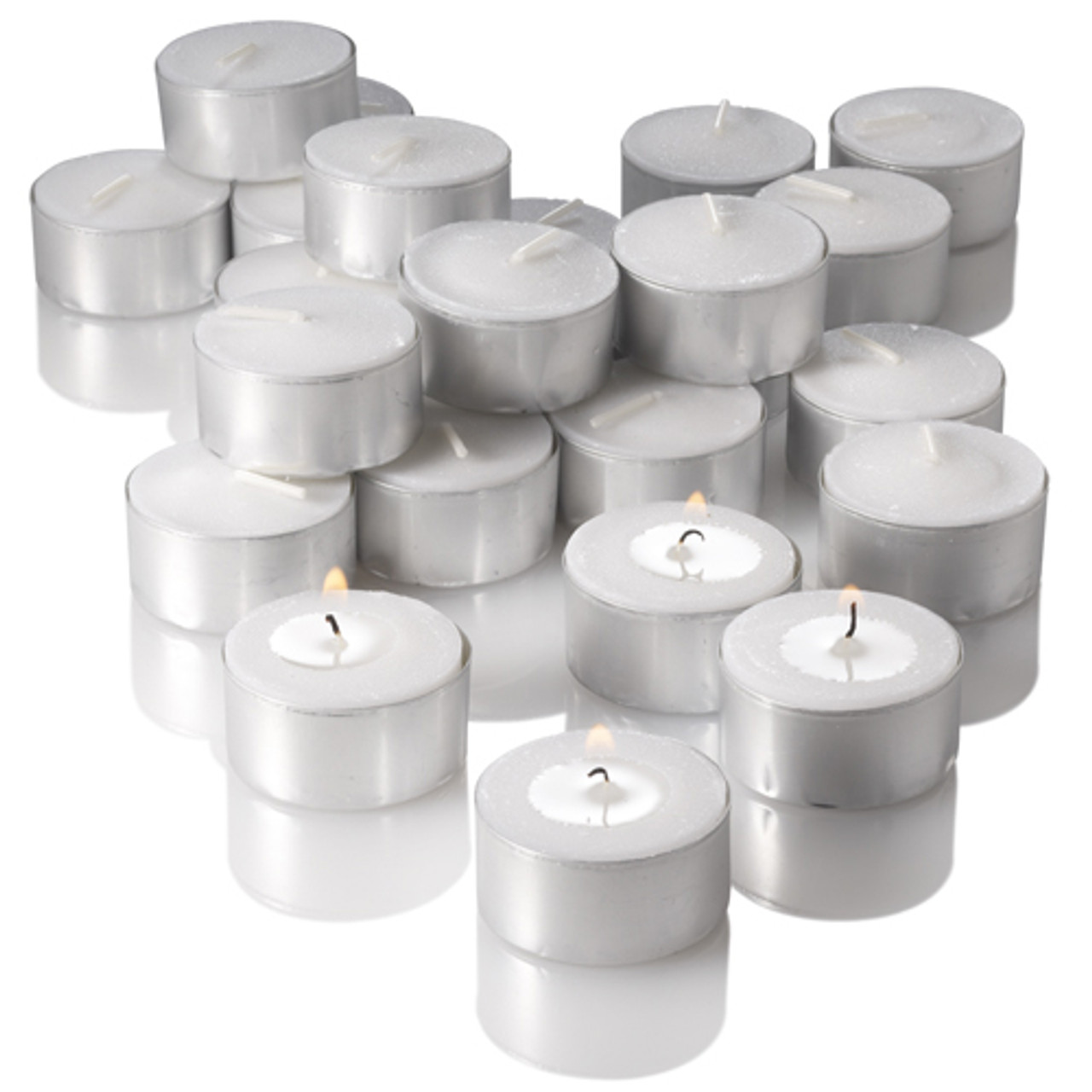 Emergency Tea Light Candle, 7 Hour, White Survival Candles, Set of 400