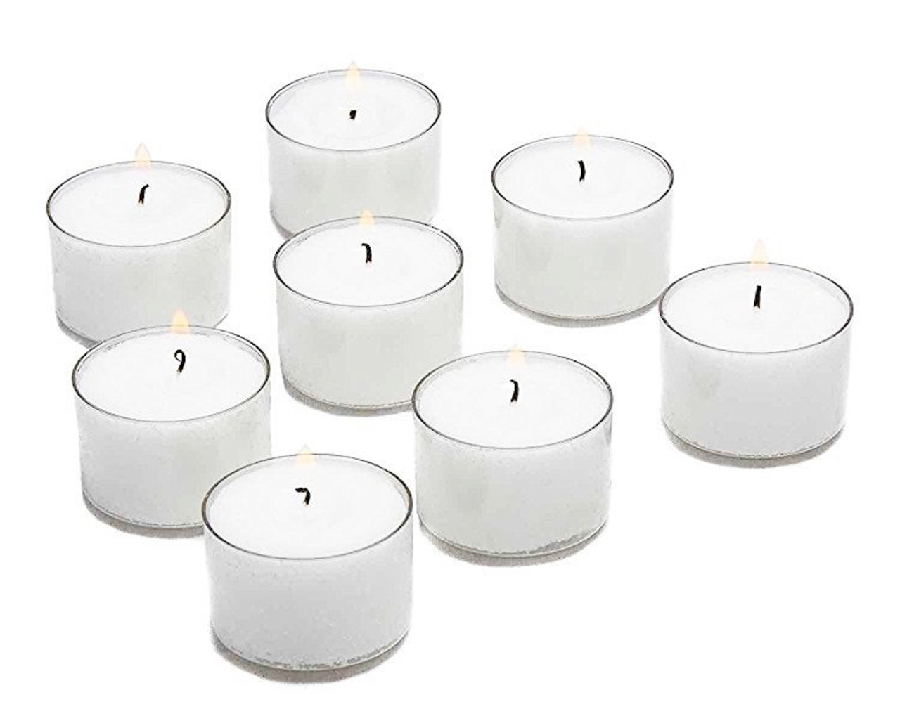 Camping Supplies - White Candles - Set of 6 Long-Burn Emergency Candles