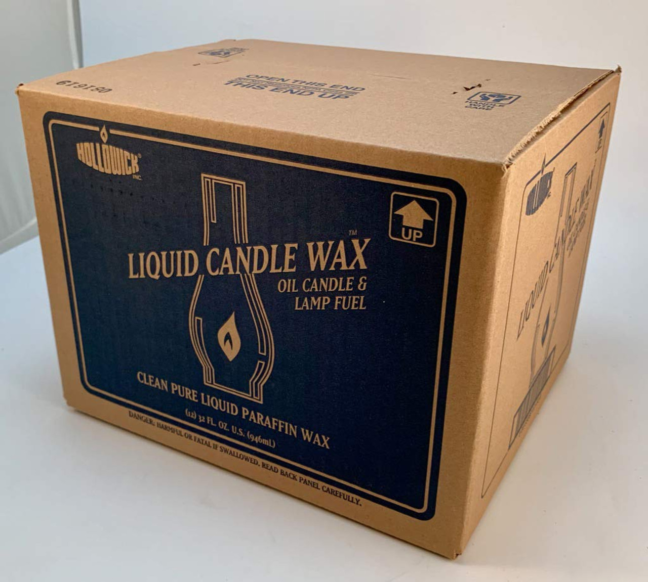 Hollowick HFO-QT One Quart Liquid Wax Candle / Lamp Fuel Bottle