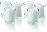 15 Hour Unscented White Emergency And Events Bulk Votive Candles For Wedding Votives, Luminary Candles, Restaurants, Churches, Bars, Parties, Spa and Decorations (Set of 288 - 15 Hour Straight sided Votives)