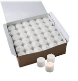 10 Hour Burn Time Unscented Bulk White Votive Candles - For Birthdays, Baby Shower, Home Decoration, Table Centerpieces, Weddings, Church Services and other special occasions (White, Set of 72)