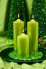 3" X 6" Metallic Pillar Candles Unscented - Dozen