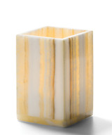 Hollowick  Luxor Lamps - Alabaster Square Lamp