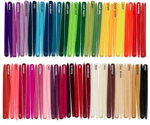 15" Hand-Dipped Colored Wholesale Taper Candles (Individually Cello Wrapped) Dripless - Smokeless (144 Pieces of The Same Color Per case)  With Self-Fitted End