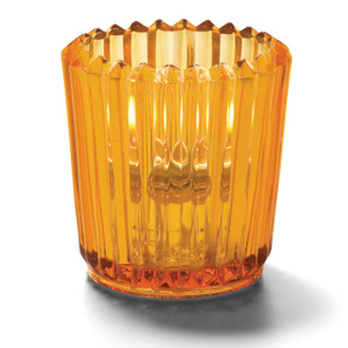 Ribbed Glass Tealight Lamp