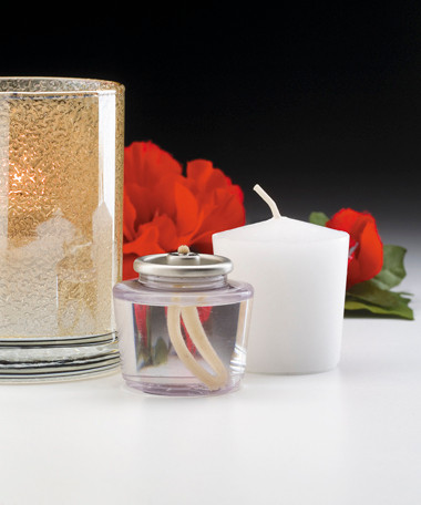 D'Light Online HD15 Disposable 15 Hour Liquid Fuel Cell Candle Lamp