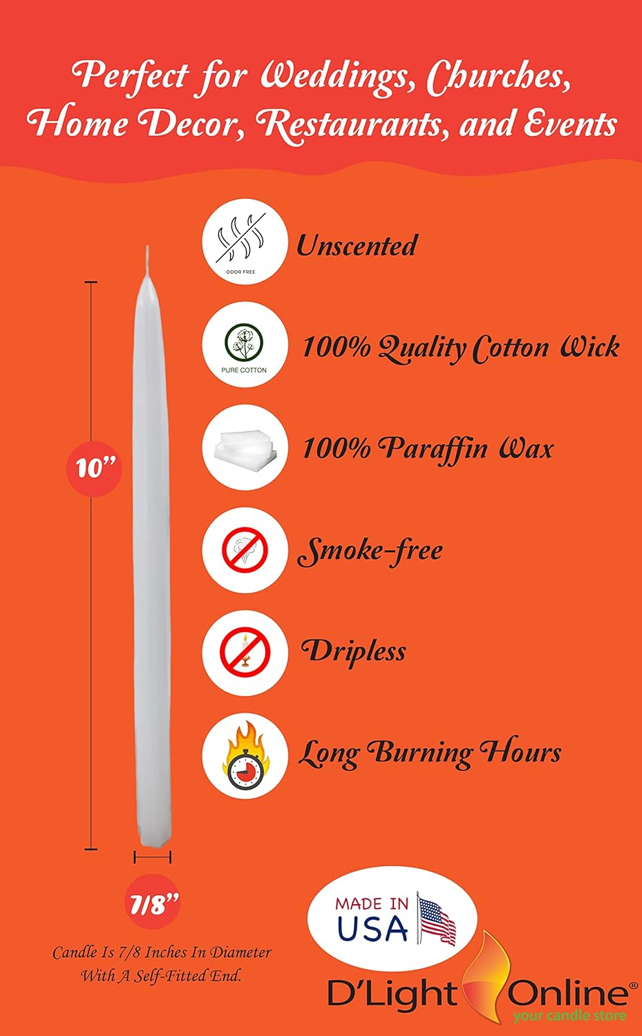 D'light Online Taper Candles - Thumbnail 4