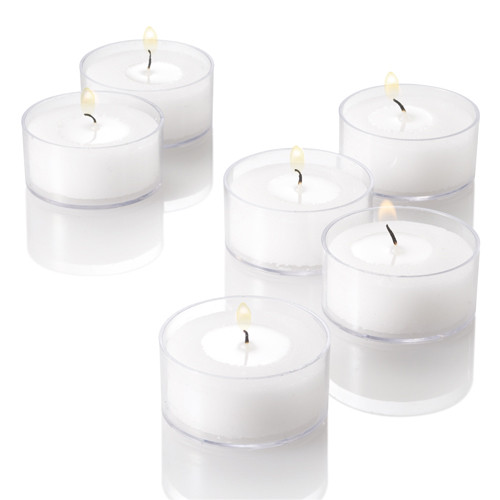 Emergency Tea Light Candle, 7 Hour, White Survival Candles, Set of 400