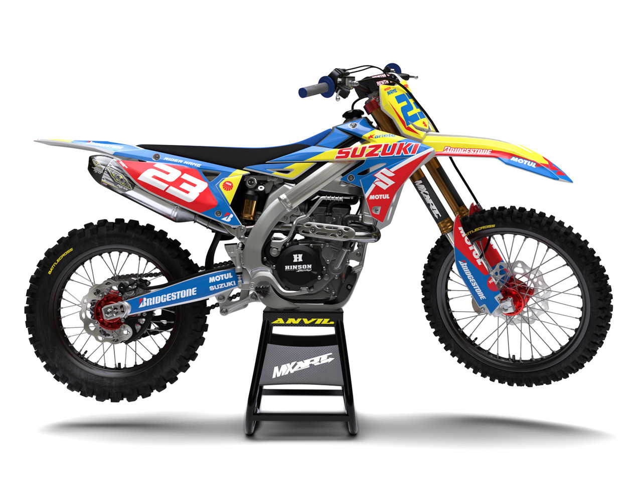 JR 80 / DRZ 70 ANVIL Style Full Sticker Kit - MotoXart