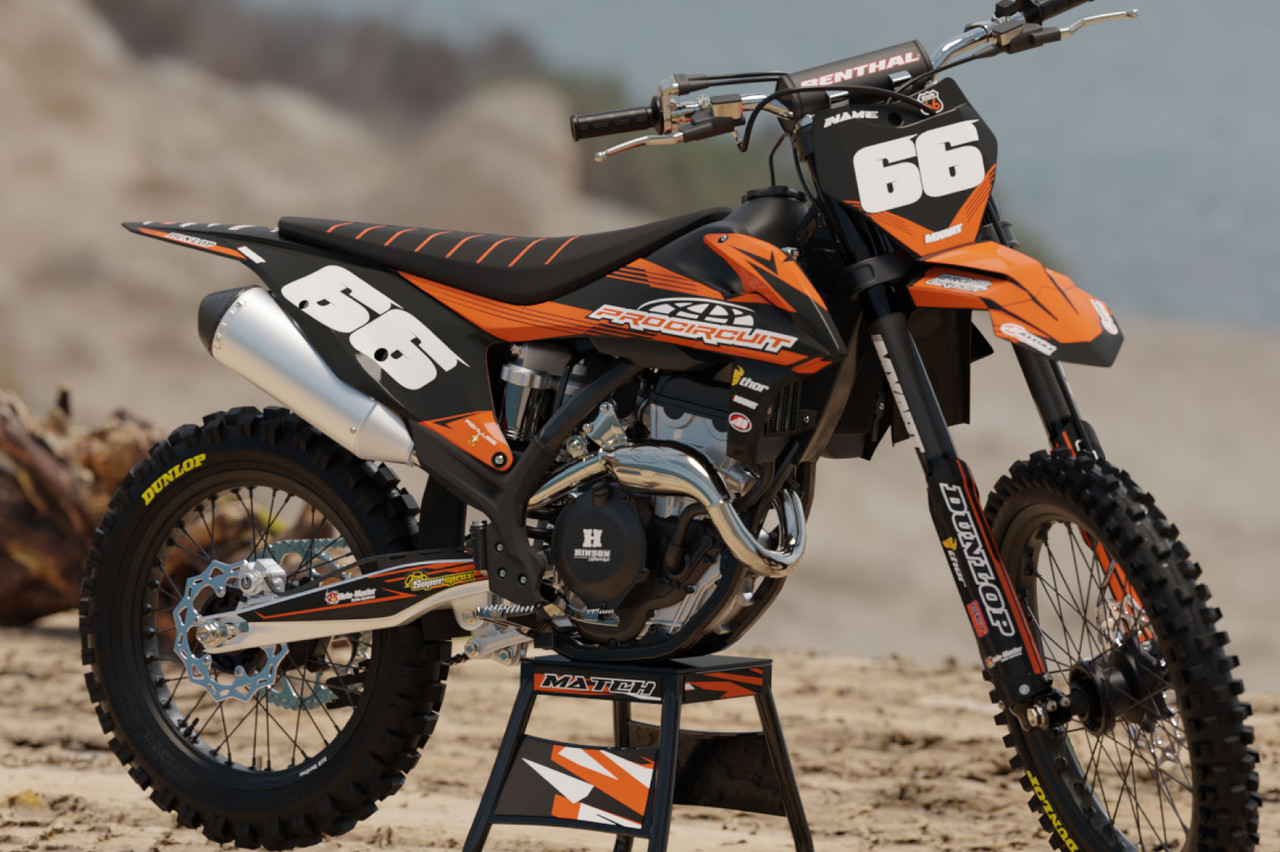 Kit Déco KTM SX 65 2002-2008 JAGERMEISTER - Foto 7
