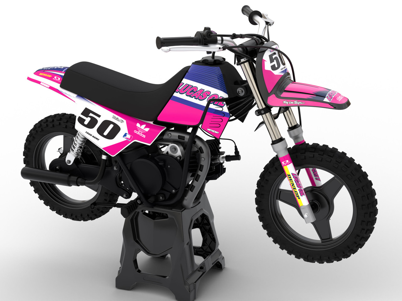 Premium quality YAMAHA PW 50 Custom Decals :: Motoxart ::