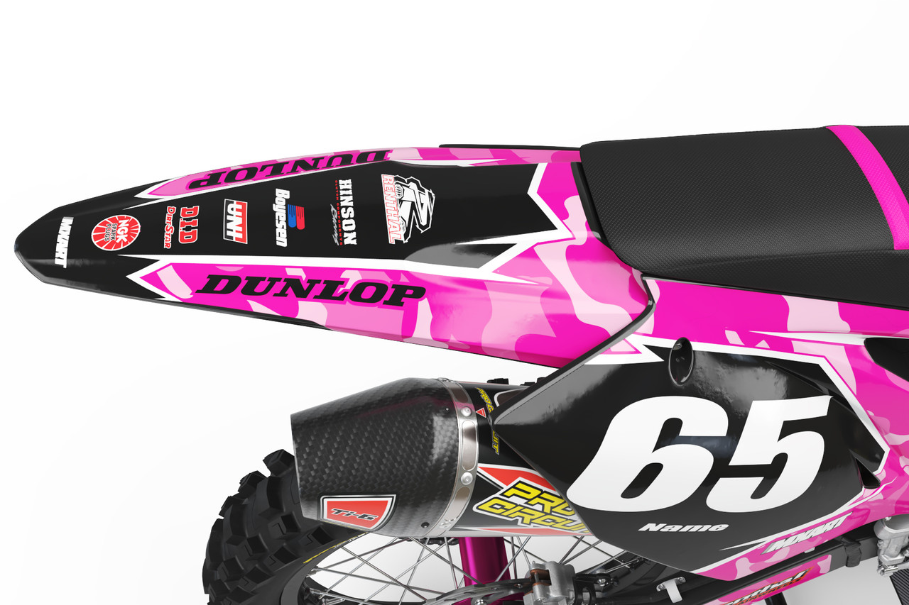 Motoxart Premium KX 85 graphics Drift Pink style : MXart