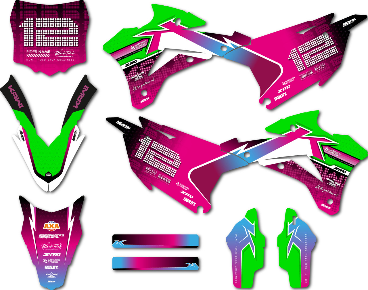 Motoxart Design Factory : Premium KX 85 graphics : Free Shipping