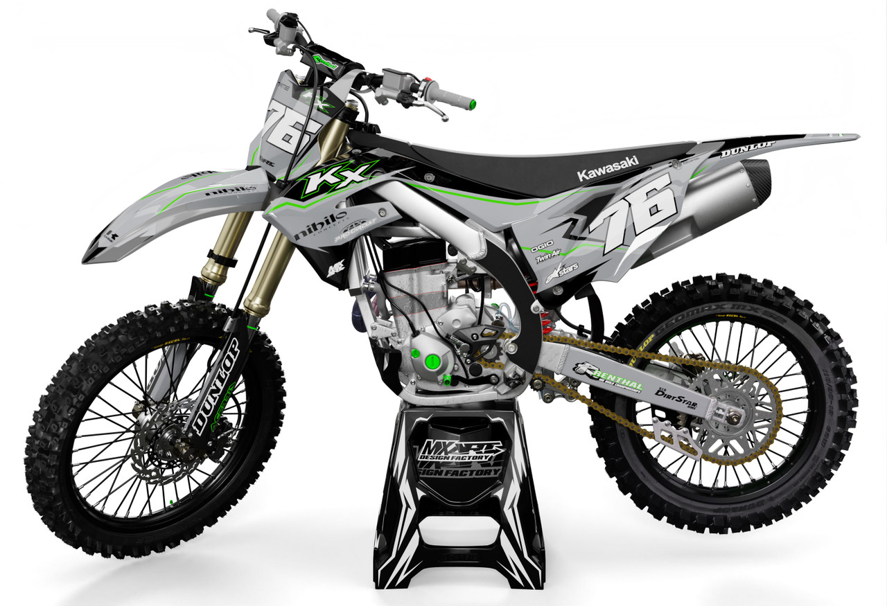 Motoxart Design Factory : Premium KX 85 graphics : Factor Grey