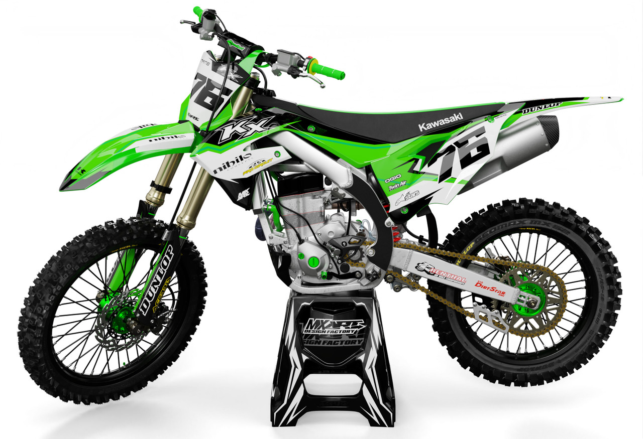 KLX 110 decal kit :: MXart :: Premium quality dirt bike decals