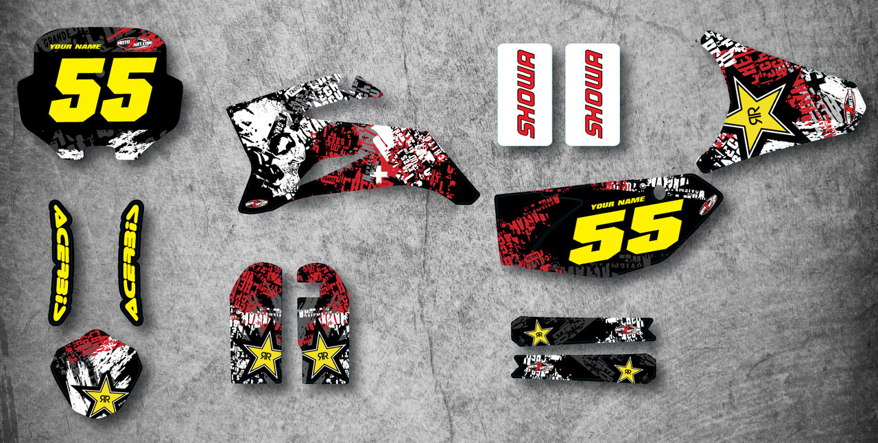 Pitster Pro LXR 09 Graffiti Style kit MotoXart