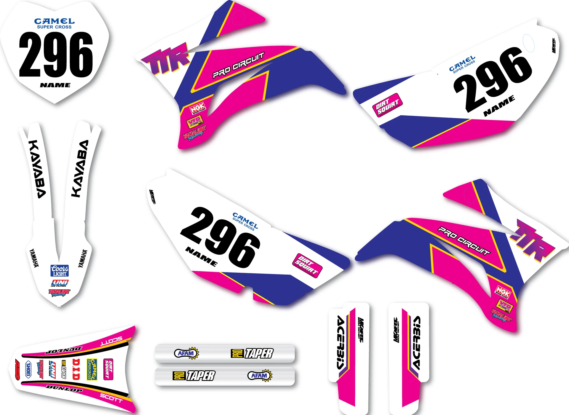 Premium YAMAHA MX graphics 
