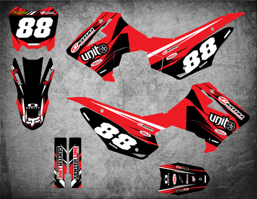 Honda CRF 110 2013 2014 2015 2016 2017 2018 full custom sticker kit free shipping in Australia