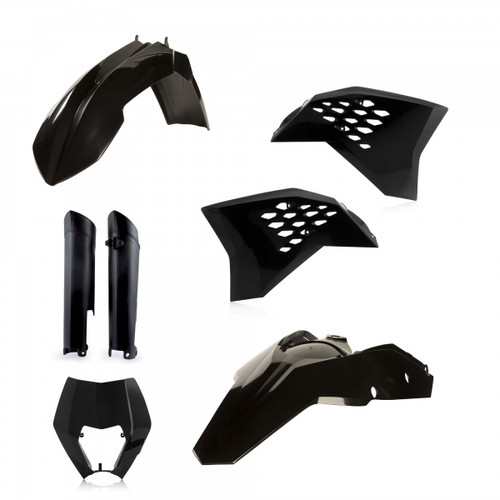 ACERBIS PLASTIC KIT AUSTRALIA KTM EXC EXCF 08-11 BLACK