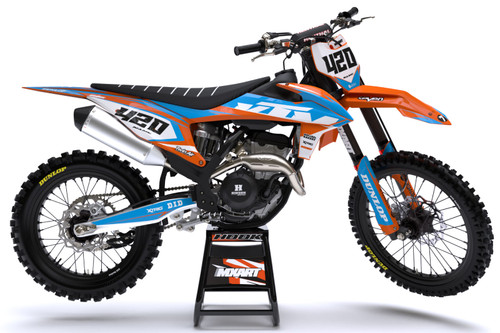 KTM 50 HOOK CYAN Style Sticker Kit