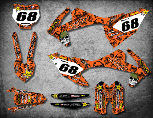 KTM 85 METAL Style Sticker Kit