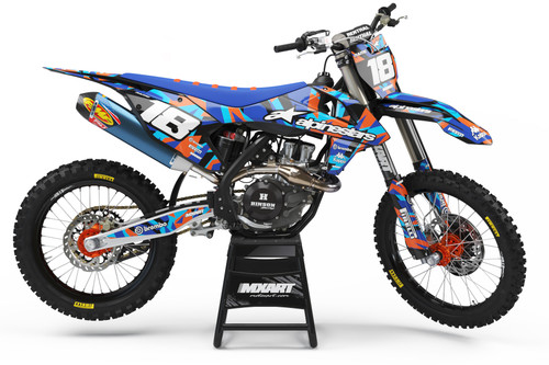 KTM EXC MIAMI Style Sticker Kit