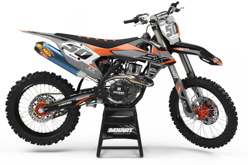 KTM EXC TITAN Style Sticker Kit