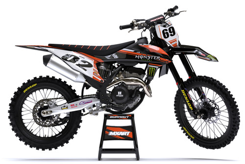 KTM EXC BURNOUT Style Sticker Kit