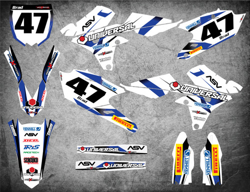 YAMAHA  YZ 65 STORM Style Sticker Kit