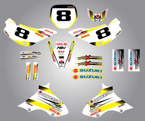 JR 80 / DRZ 70  Storm Style Full Sticker Kit