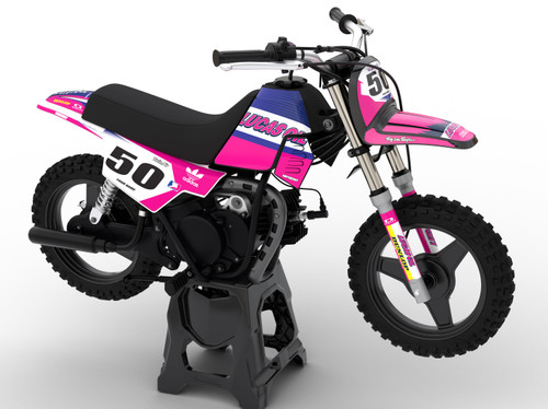 Yamaha-PW-50-custom-sticker-kits-Active-Pink-style-decals-side