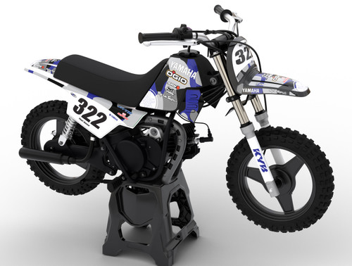 Yamaha PW 50 Decals Nitro Style Graphics Side