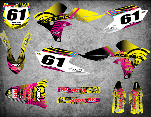 YAMAHA NEON Style TTR 90 / 110 Sticker Kit