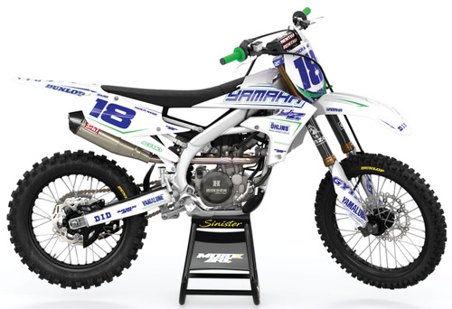 YAMAHA SINISTER WHITE Style TTR 125 Sticker Kit