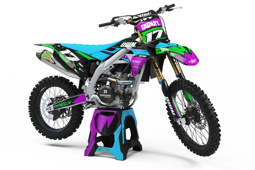 Kawasaki SYNTH Style KLX 110 Sticker Kit