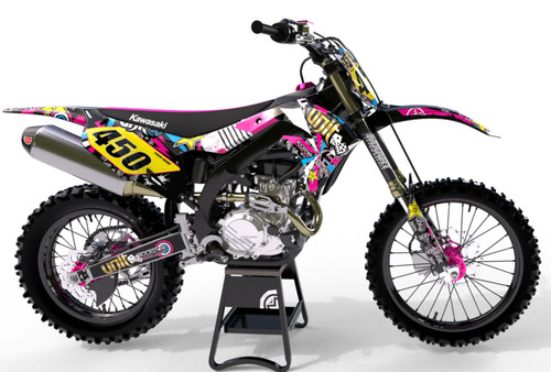 Kawasaki RUSH Style KX 250 Sticker Kit