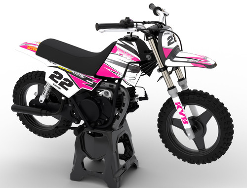 Yamaha-PW-50-custom-sticker-kits-Shockwave-Pink-style-graphics-kit-side